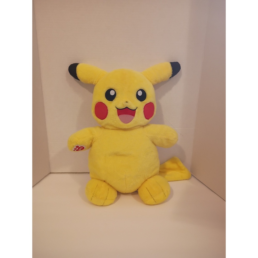 Build-A-Bear Pikachu Pokemon Plush Yellow Stuffed Animal 2016 Toy